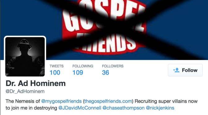 “Find out who his mom is and go shoot her house up”, Episode 54 of The Gospel Friends